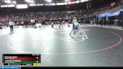 106 lbs Cons. Round 2 - Wylon Gray, Crook County vs Cooper Robbins, Mountain View