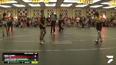 138 lbs Cons. Round 2 - Christopher Manganiello, Fish Eye Wrestling vs Nick Curra, Pro Ex