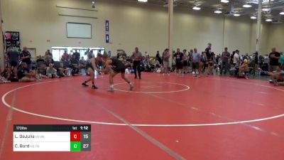 170 lbs Quarterfinal - Lou DeJulia, HS Bad Karma vs Christian Burd, HS TNWC Red