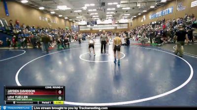 88 lbs Cons. Round 4 - Jayden Davidson, Cougars Wrestling Club vs Levi Tueller, Payson Pride Wrestling