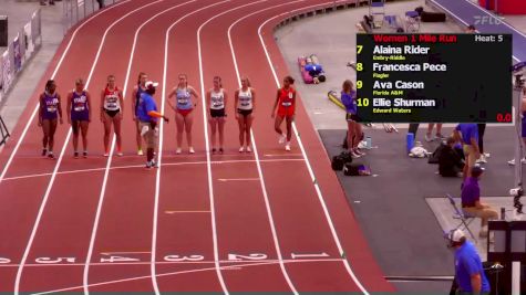 Women's Mile, Finals 5