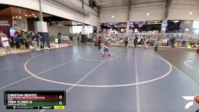 58 lbs Quarterfinal - Tripp Flores Iii, Spartan Mat Club vs Christian Benitez, Gracie Barra Westchase Wrestling Club