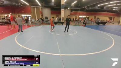 120 lbs Cons. Round 2 - Raziel Gutierrez, Silverback Wrestling Forth Worth vs Iziah Rojas, Boneyard Wrestling Academy