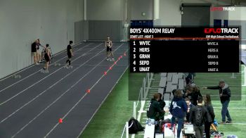 High School Boys' 4x400m Relay, Heat 3