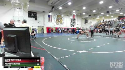 120 lbs Cons. Round 5 - David Martinez, Servite vs Aidan Vazquez, Westlake