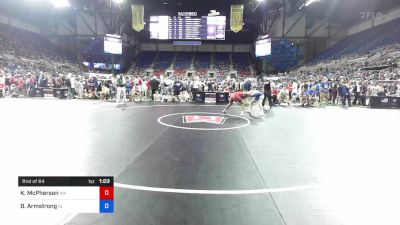 145 lbs Rnd Of 64 - Kingston McPherson, Washington vs Brock Armstrong, Idaho