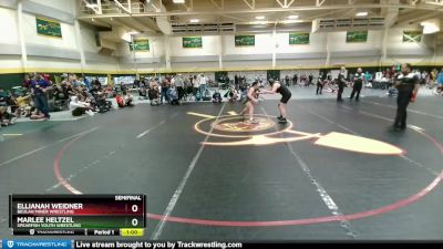 Semifinal - Ellianah Weidner, Beulah Miner Wrestling vs Marlee Heltzel, Spearfish Youth Wrestling