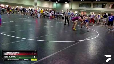 182 lbs Round 1 (6 Team) - Eric Power, New England Gold - AS vs Austin Williams, Bandits Wrestling