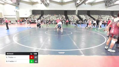 141 lbs Rr Rnd 6 - Enzo Triola, Red Nose WC vs Brock Frable, Grit Mat Club