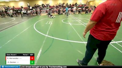 78 lbs Cons. Round 1 - Emmett Decker, Steelclaw Wrestling Club vs Rico Hernandez, Federal Way Spartans Wrestling