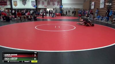 132 lbs Round 1 - Aaron Boone, Washington vs Zach Luedtke, Cardinal Community