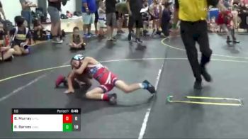 50 lbs Round 1 (6 Team) - Brantley Barnes, ARES Black vs Blaze Murray, Stallers Elite