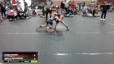 2 lbs Finals (2 Team) - Kyden Frasier, Lady Reapers vs Brielle Richardson, Steel Valley