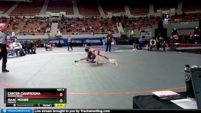 D1-126 lbs Cons. Round 2 - Isaac Moore, Marana vs Carter Cianfrogna, Shadow Ridge