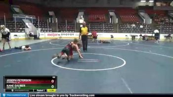 96 lbs Round 1 (3 Team) - Kane Dauber, Rhino Elite vs Joseph Peterson, MI Pitbulls