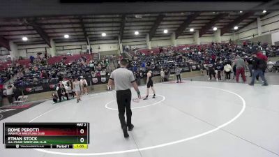 130 lbs Champ. Round 1 - Rome Perotti, Wasatch Wrestling Club vs Ethan Stock, All-Phase Wrestling Club