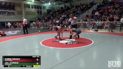 106 lbs Champ. Round 2 - Aubrie Orozco, Palm Desert vs Leia Jaurigue, Chaparral