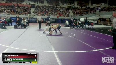 D2-120 lbs Cons. Round 3 - Quinton McMullen, Youngker HS vs Micah Madson, Horizon