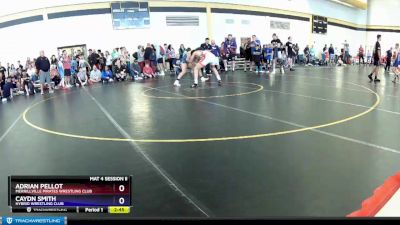 160 lbs Cons. Round 5 - Adrian Pellot, Merrillville Pirates Wrestling Club vs Caydn Smith, Hybrid Wrestling Club