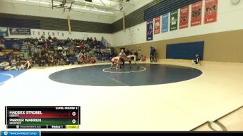 150 lbs Cons. Round 3 - Parker Warren, Newport vs Maddex Strobel, Liberty