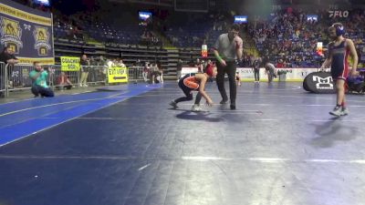 80 lbs Round Of 32 - Adam Bachmann, Council Rock vs Gio Mercadante, Wilkes Barre