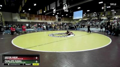 77 lbs Semifinal - Jaycob Wiese, Hemet Youth Wrestling Club vs Penelope Zuniga, Socal Grappling Wrestling Club