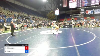 122 lbs Rnd Of 32 - Kaylan Hitchcock, Kansas vs Bailey Emery, West Virginia