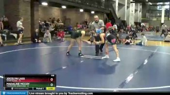 118 lbs Round 3 (6 Team) - Jocelyn Lass, Texas Black vs Madaline Mccoy, TigerHawk Wrestling
