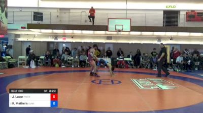 65 kg Consi Of 8 #1 - Joey Lazor, Panther Wrestling Club RTC vs Robbie Mathers, Sunkist Kids Wrestling Club