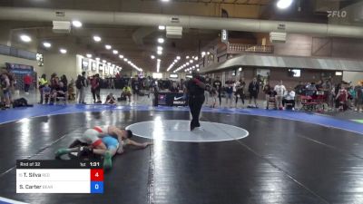 41 kg Rnd Of 32 - Thiago Silva, Red Wave Wrestling vs Simon Carter, Bear Cave Wrestling Club