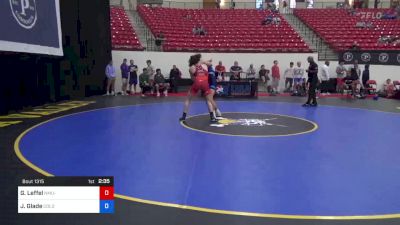 72 kg Cons 16 #2 - Garran Leffel, NMU-National Training Center vs Jake Glade, Colorado Top Team Wrestling Club