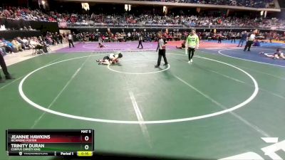 5A 107 lbs Cons. Round 1 - Jeannie Hawkins, Richmond Foster vs Trinity Duran, Corpus Christi King