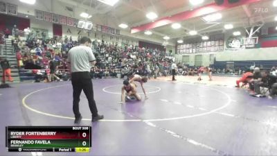 126 lbs Champ. Round 3 - Ryder Fortenberry, Liberty vs Fernando Favela, Brawley