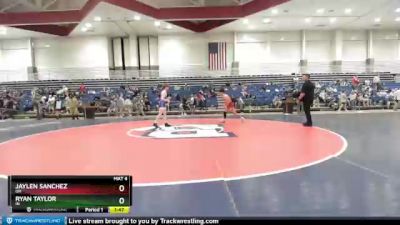 126 lbs Cons. Round 3 - Jaylen Sanchez, OH vs Ryan Taylor, IN