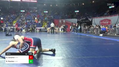 80 lbs Round Of 32 - Geno Carpino, Central Bucks vs Blake Rowles, Clearfield