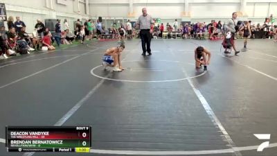 72 lbs Round 3 (8 Team) - Deacon Vandyke, The Wrestling Mill vs Brendan Bernatowicz, Revolution/WVW