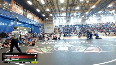 126 lbs Cons. Round 4 - Angel Delgado, Eagle Empire vs Anthony Piaia, Explorer Wrestling Club