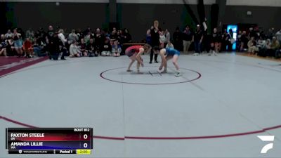 112 lbs Champ. Round 1 - Paxton Steele, OR vs Amanda Lillie, WA