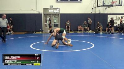 165 lbs Cons. Round 1 - Jacob Inton, Evergreen State College vs Noah Talavera, Southern Oregon