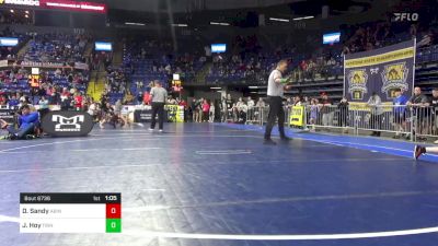 92 lbs Semifinal - Dakota Sandy, Abington Heights vs Jackson Hoy, Trinity