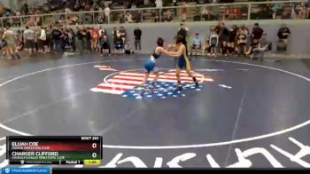 84 lbs Rr3 - Charger Clifford, CHUGACH EAGLES WRESTLING CLUB vs Elijah Coe, KODIAK WRESTLING CLUB