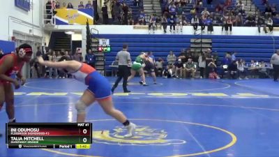 190 lbs Quarterfinal - Ini Odumosu, Flossmoor (Homewood-F.) vs Talia Mitchell, OLENTANGY ORANGE