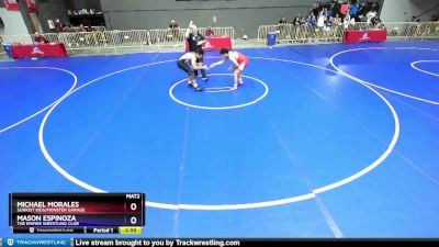 182 lbs Cons. Round 5 - Michael Morales, Sunkist Kids/Monster Garage vs Mason Espinoza, The Empire Wrestling Club