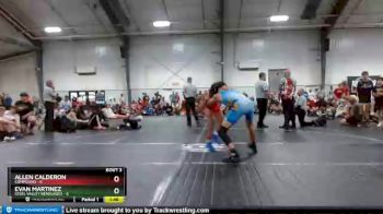 120 lbs Round 3 (3 Team) - Allen Calderon, Compound vs Evan Martinez, Steel Valley Renegades