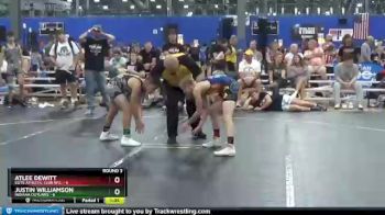 100 lbs Round 3 (6 Team) - Atlee Dewitt, Elite Athletic Club W.E. vs Justin Williamson, Indiana Outlaws