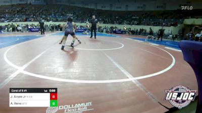 75 lbs Consi Of 8 #1 - Joseph Arsee Jr, R.A.W. vs Athena Reno, West Texas Grapplers