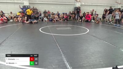 75 lbs Pools - Tony Distasio, Team Gotcha vs Heavyn Woods, Rising Kingz