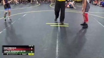 82 lbs Round 4 (6 Team) - Carlos Rodriguez-de Cespedes, Steel Valley Psychos vs Colt Precious, Mat Monsters