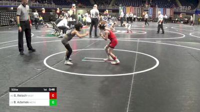 50 lbs Round Of 64 - Gabe Reisch, West Shore vs Boah Adamek, Methacton