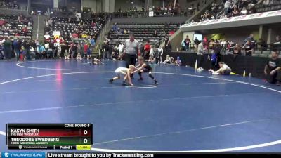 55 lbs Cons. Round 5 - Kasyn Smith, The Best Wrestler vs Theodore Swedberg, Moen Wrestling Academy